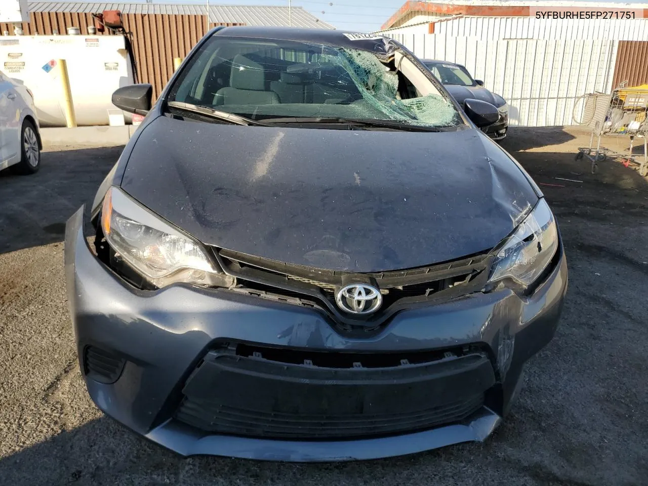 2015 Toyota Corolla L VIN: 5YFBURHE5FP271751 Lot: 78122574