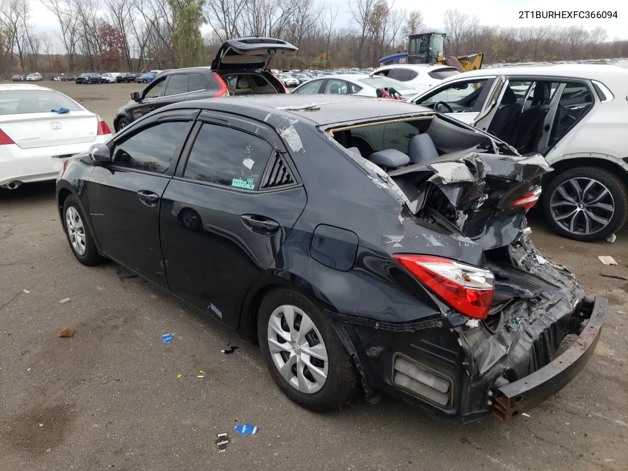 2015 Toyota Corolla L VIN: 2T1BURHEXFC366094 Lot: 78182564