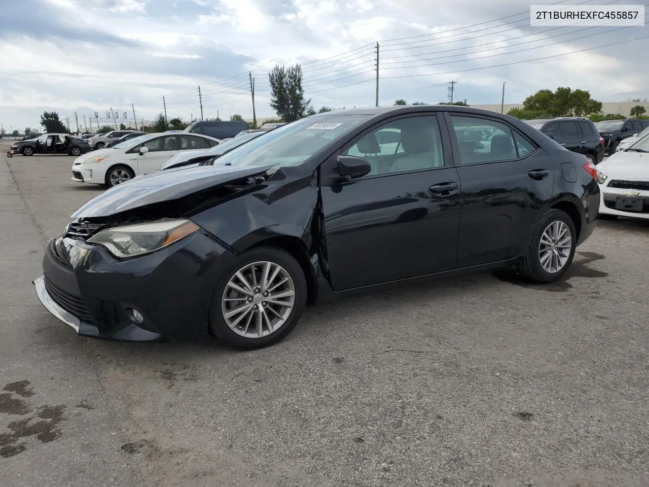 2015 Toyota Corolla L VIN: 2T1BURHEXFC455857 Lot: 78204924