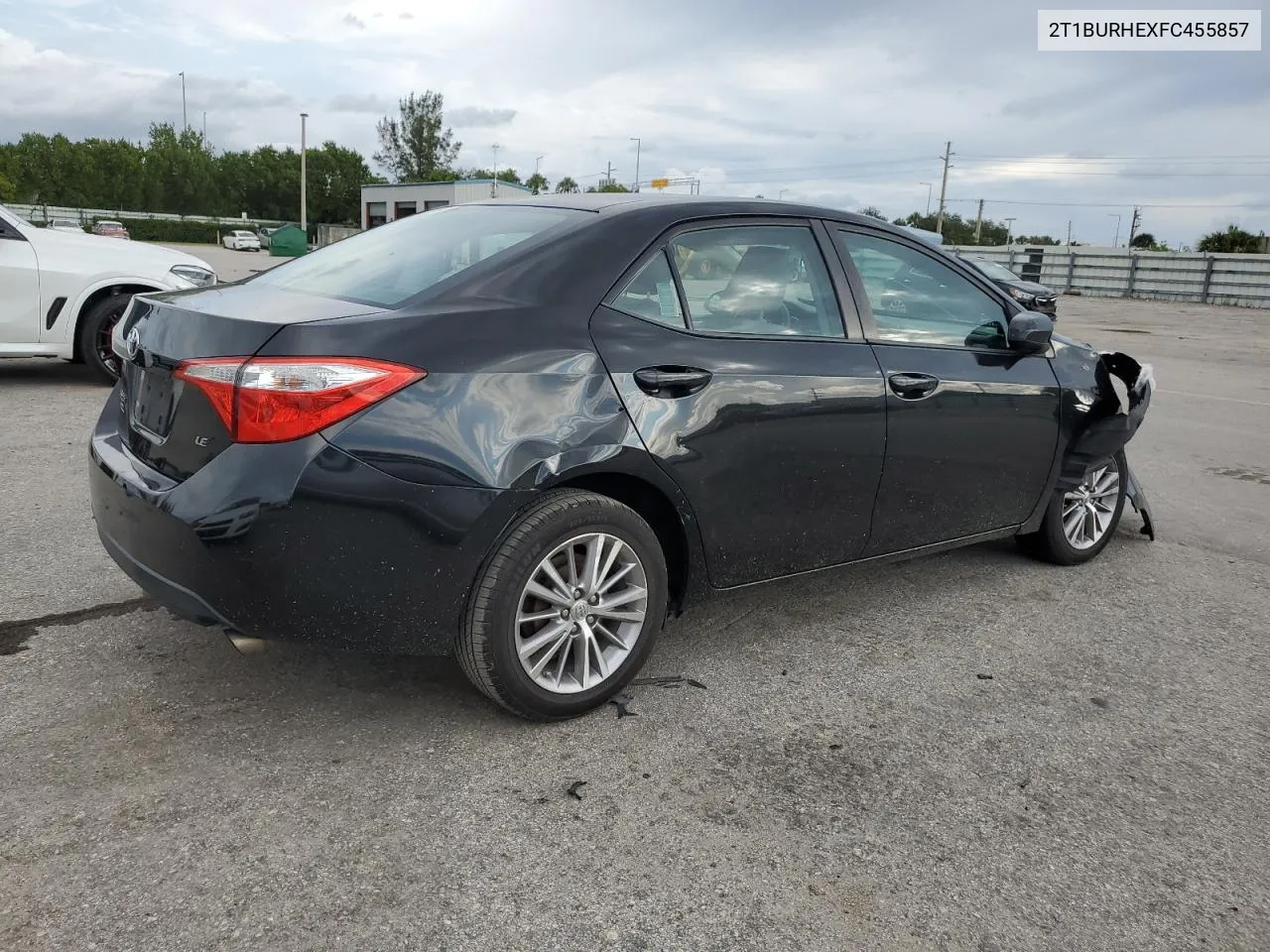 2015 Toyota Corolla L VIN: 2T1BURHEXFC455857 Lot: 78204924