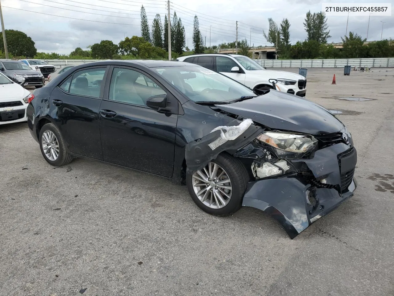 2015 Toyota Corolla L VIN: 2T1BURHEXFC455857 Lot: 78204924