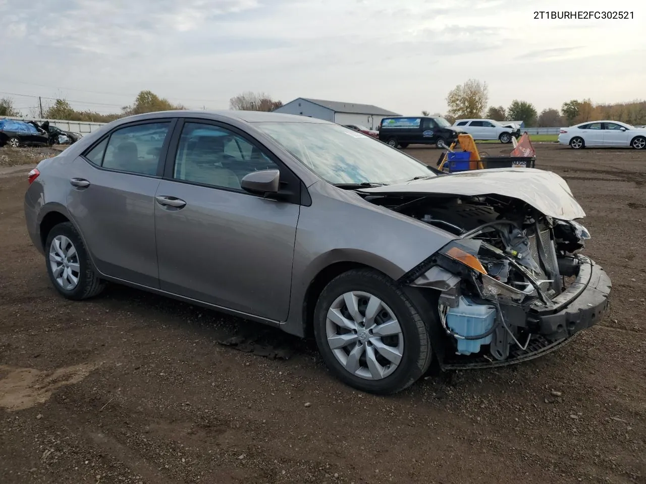 2015 Toyota Corolla L VIN: 2T1BURHE2FC302521 Lot: 78262674