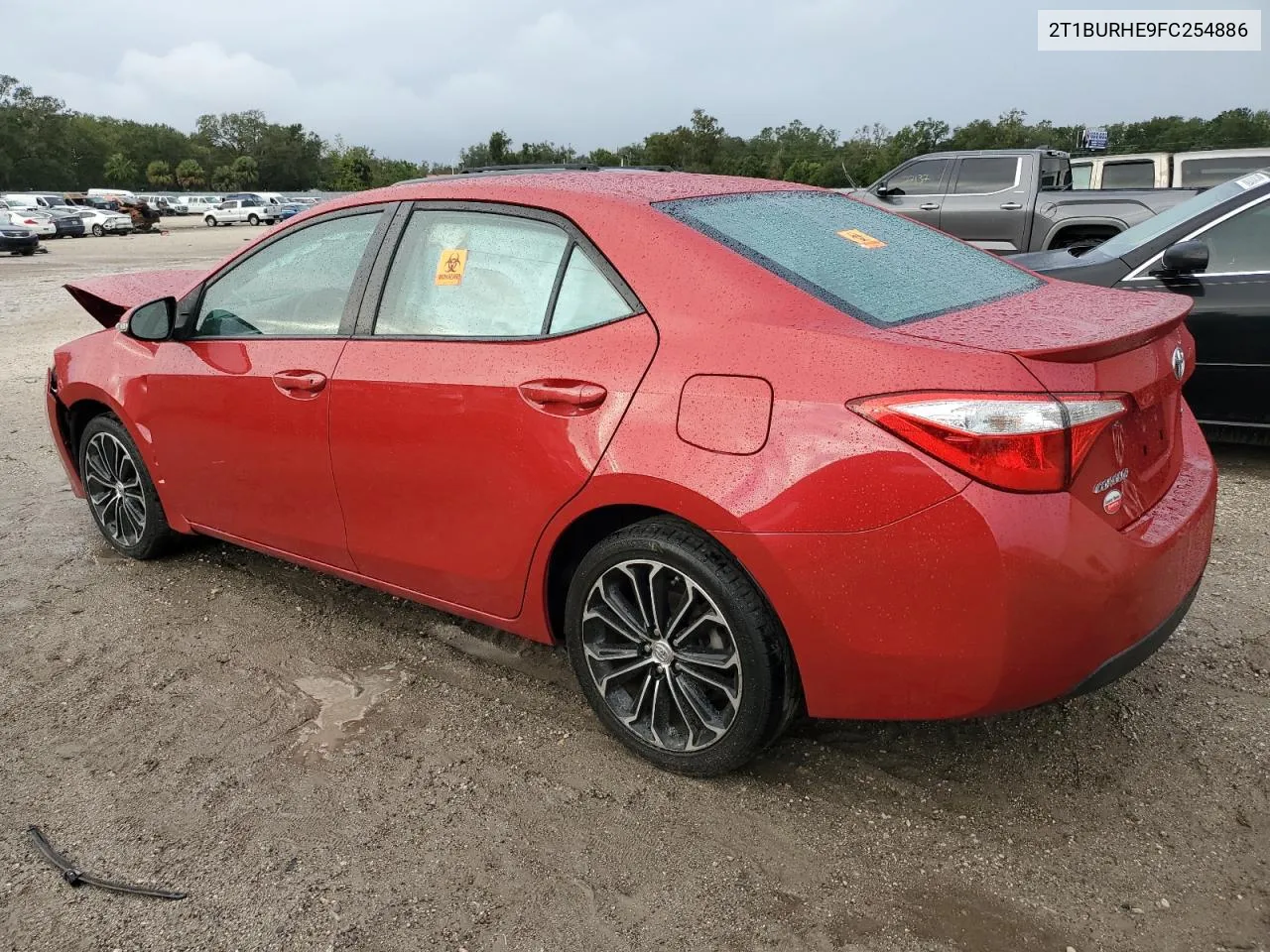 2015 Toyota Corolla L VIN: 2T1BURHE9FC254886 Lot: 78317344