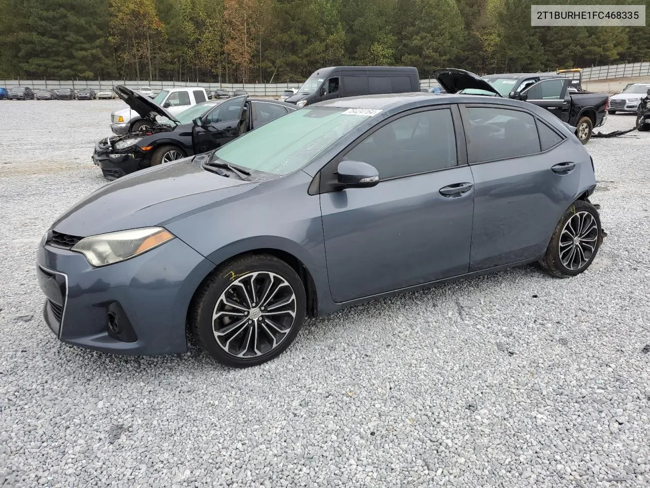 2015 Toyota Corolla L VIN: 2T1BURHE1FC468335 Lot: 78424764