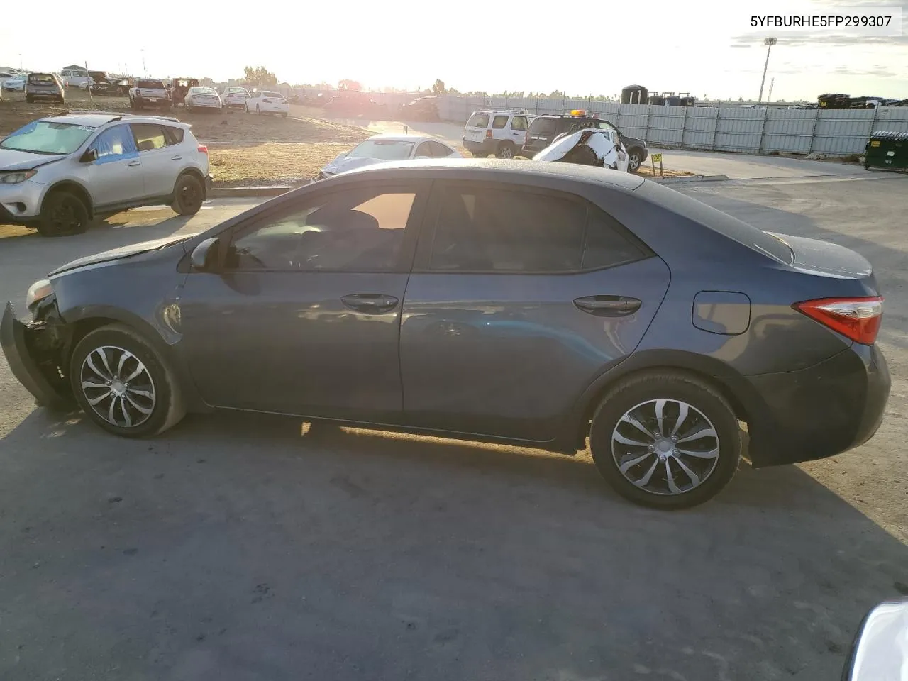 2015 Toyota Corolla L VIN: 5YFBURHE5FP299307 Lot: 78455034