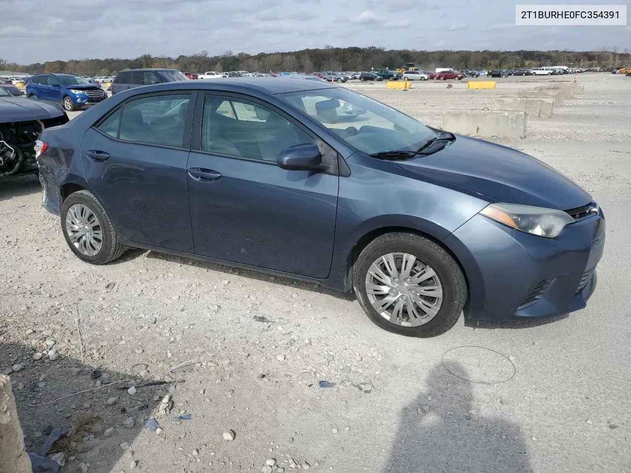 2015 Toyota Corolla L VIN: 2T1BURHE0FC354391 Lot: 78542164