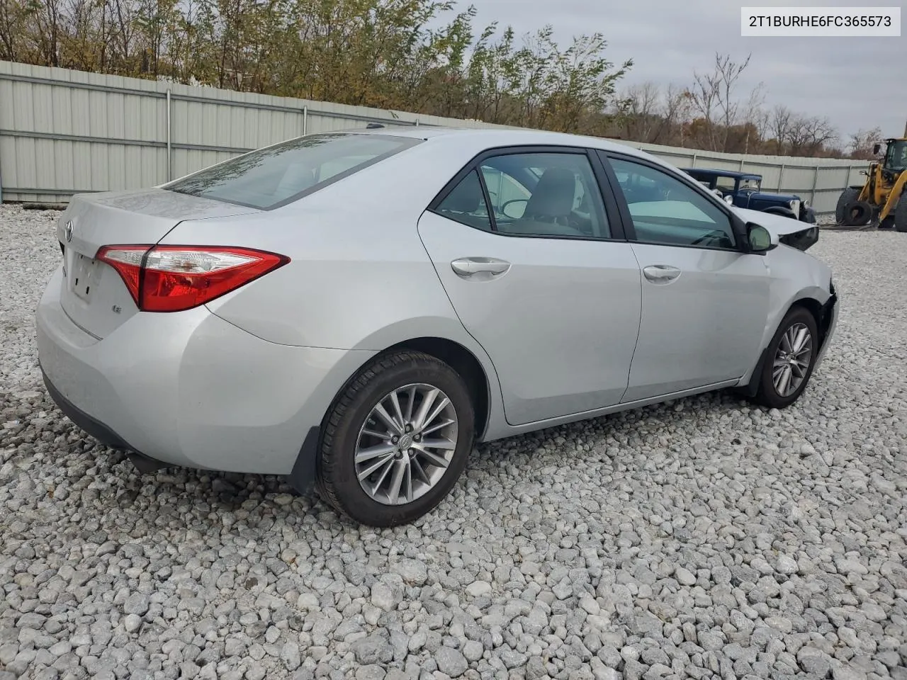 2015 Toyota Corolla L VIN: 2T1BURHE6FC365573 Lot: 78612664