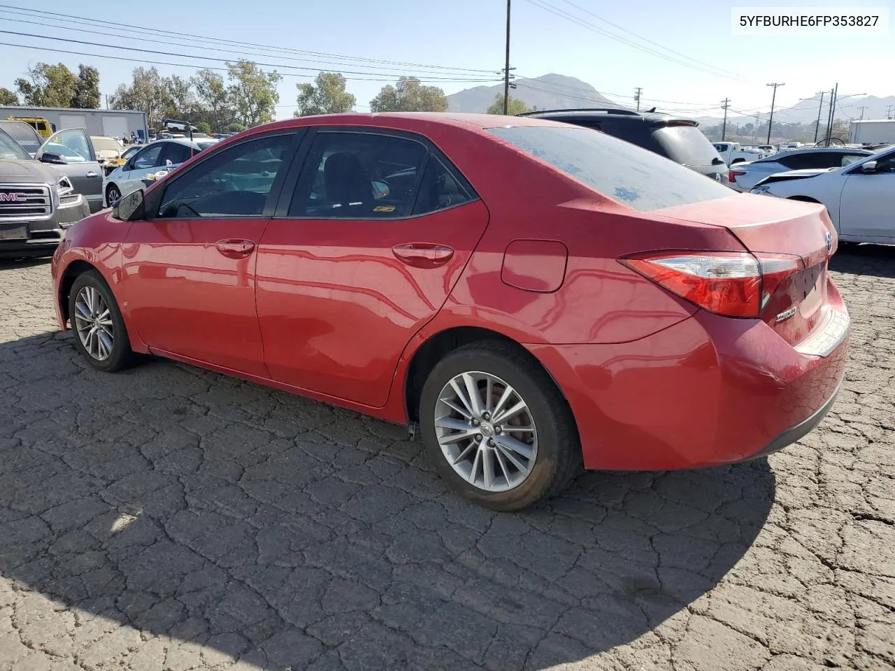 2015 Toyota Corolla L VIN: 5YFBURHE6FP353827 Lot: 78681934