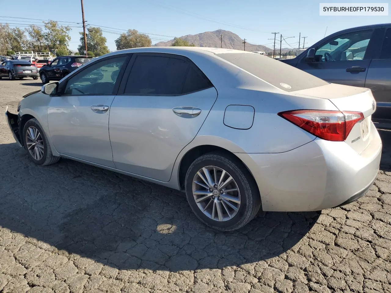 2015 Toyota Corolla L VIN: 5YFBURHE0FP179530 Lot: 78689964