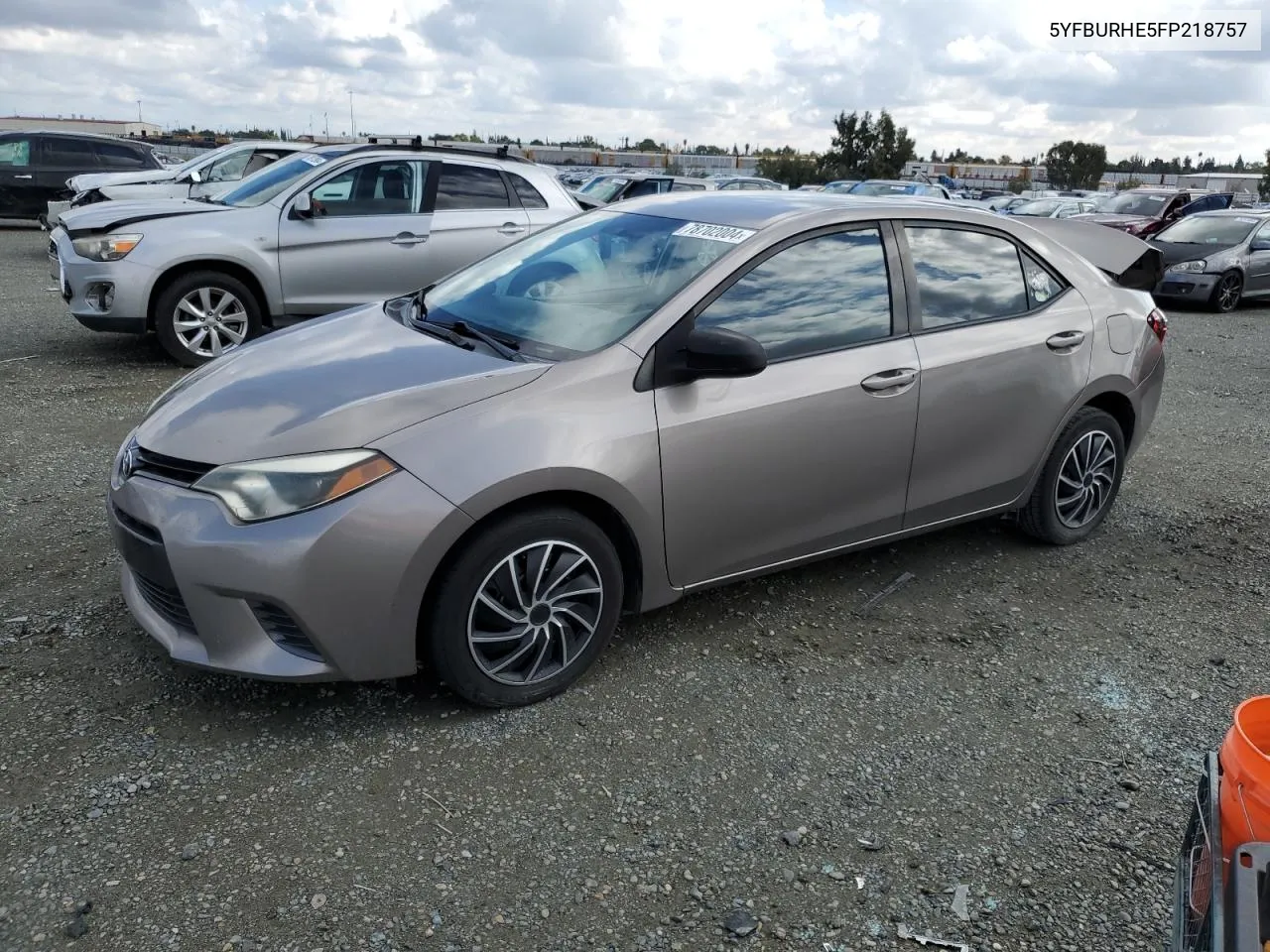 2015 Toyota Corolla L VIN: 5YFBURHE5FP218757 Lot: 78702004