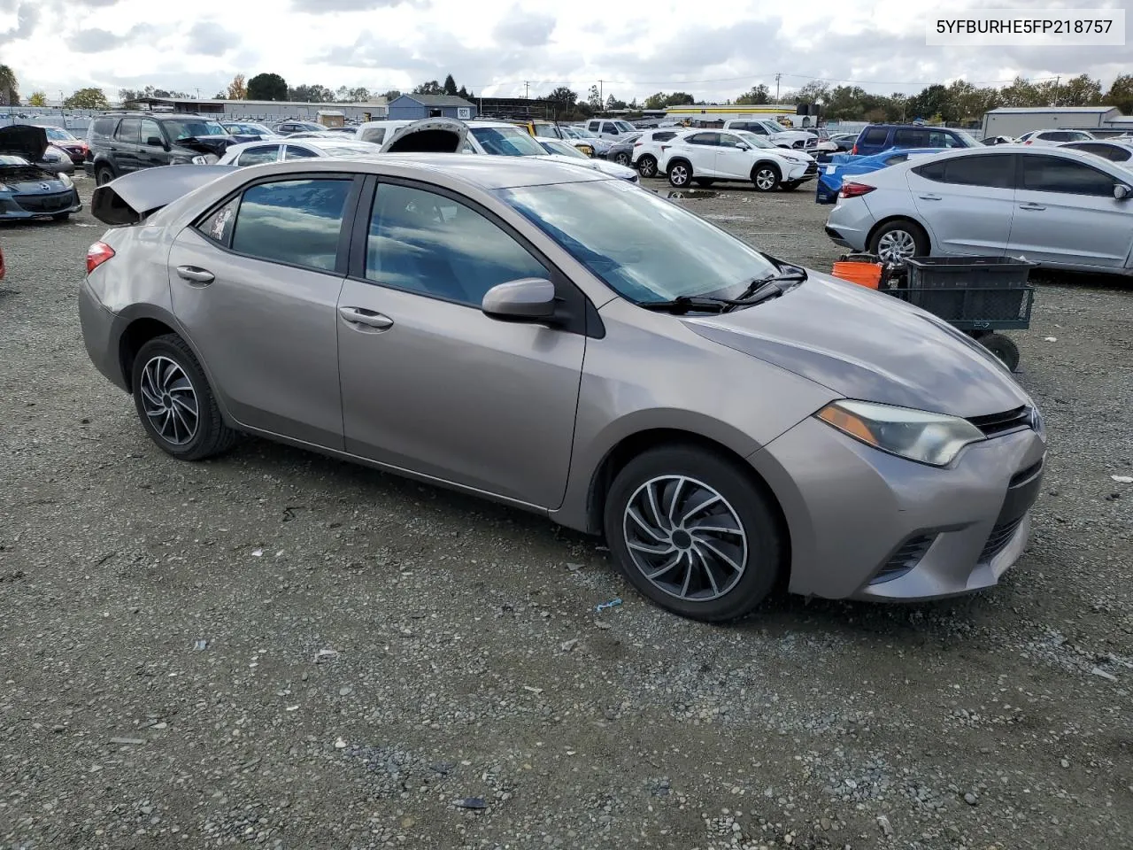 2015 Toyota Corolla L VIN: 5YFBURHE5FP218757 Lot: 78702004