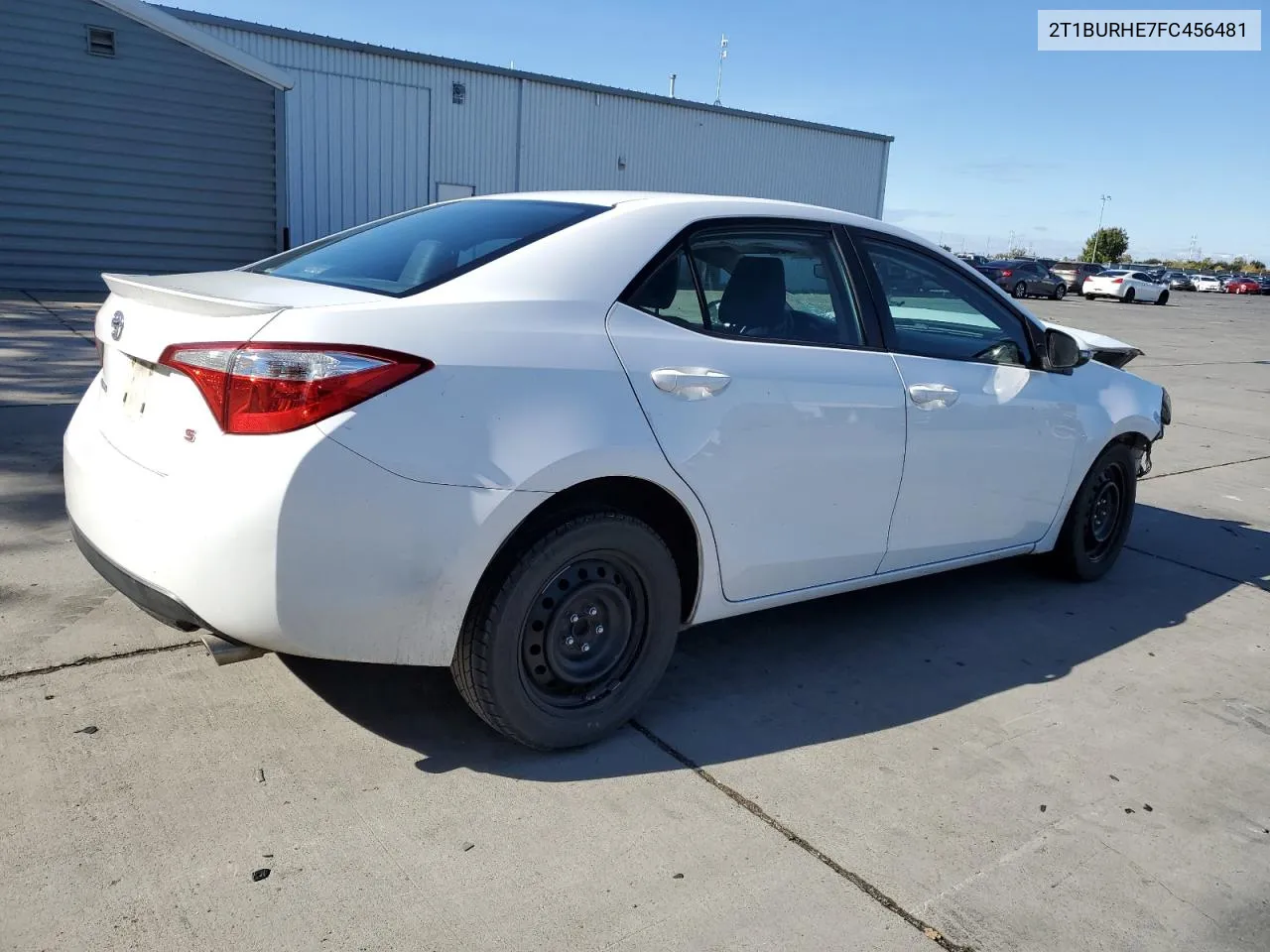 2015 Toyota Corolla L VIN: 2T1BURHE7FC456481 Lot: 78736044