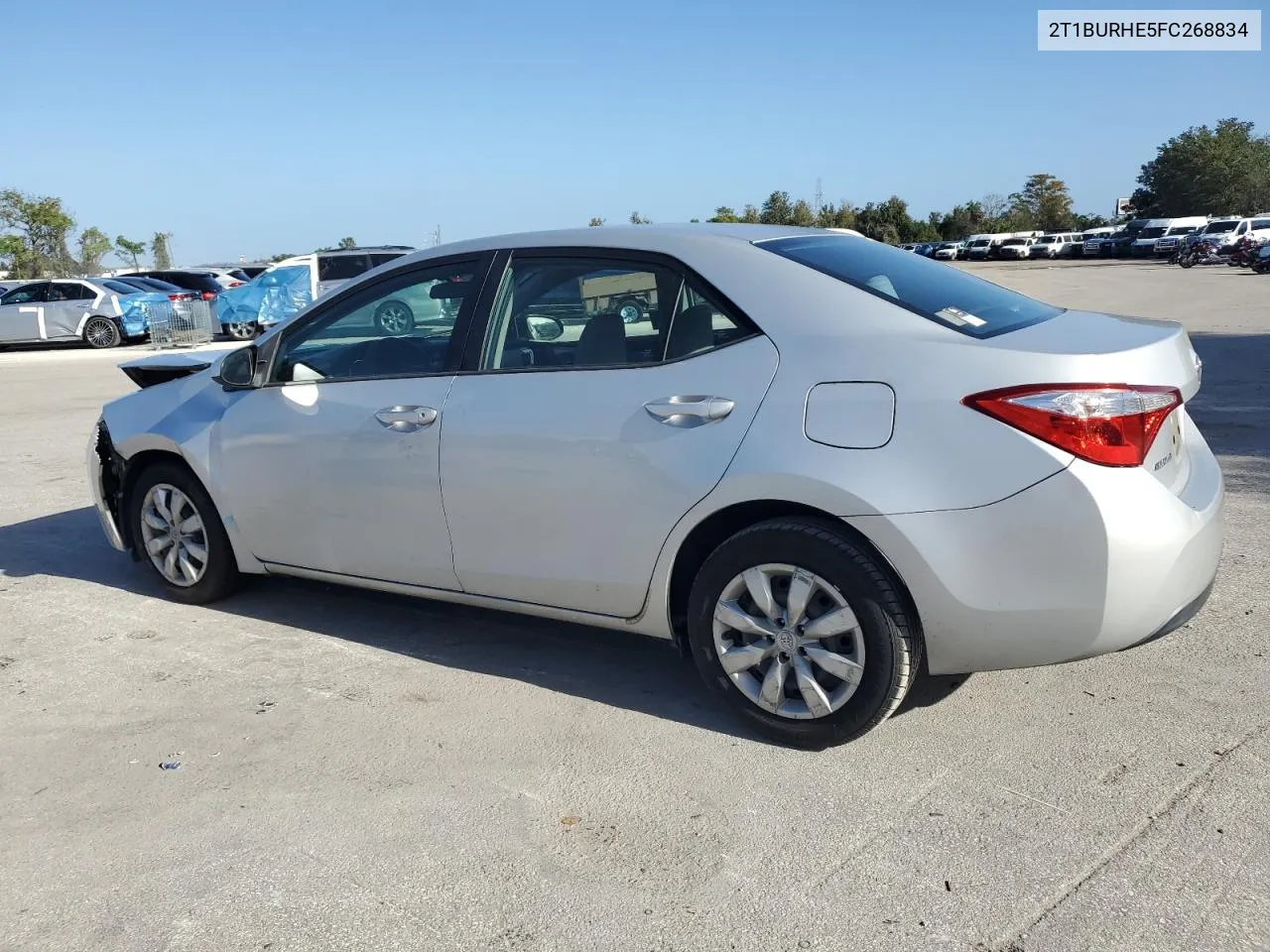 2015 Toyota Corolla L VIN: 2T1BURHE5FC268834 Lot: 78795114