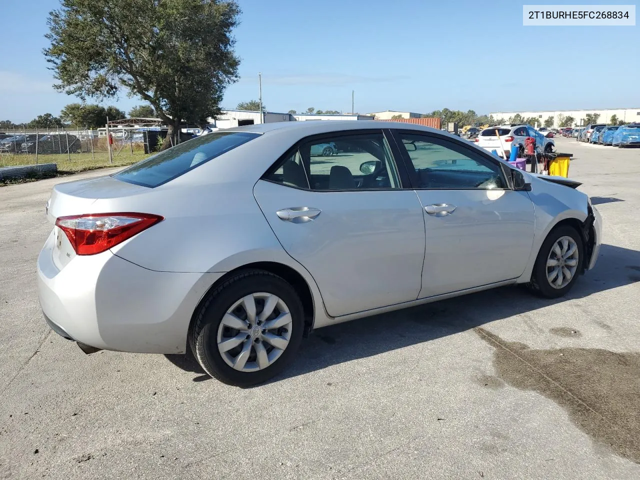 2015 Toyota Corolla L VIN: 2T1BURHE5FC268834 Lot: 78795114