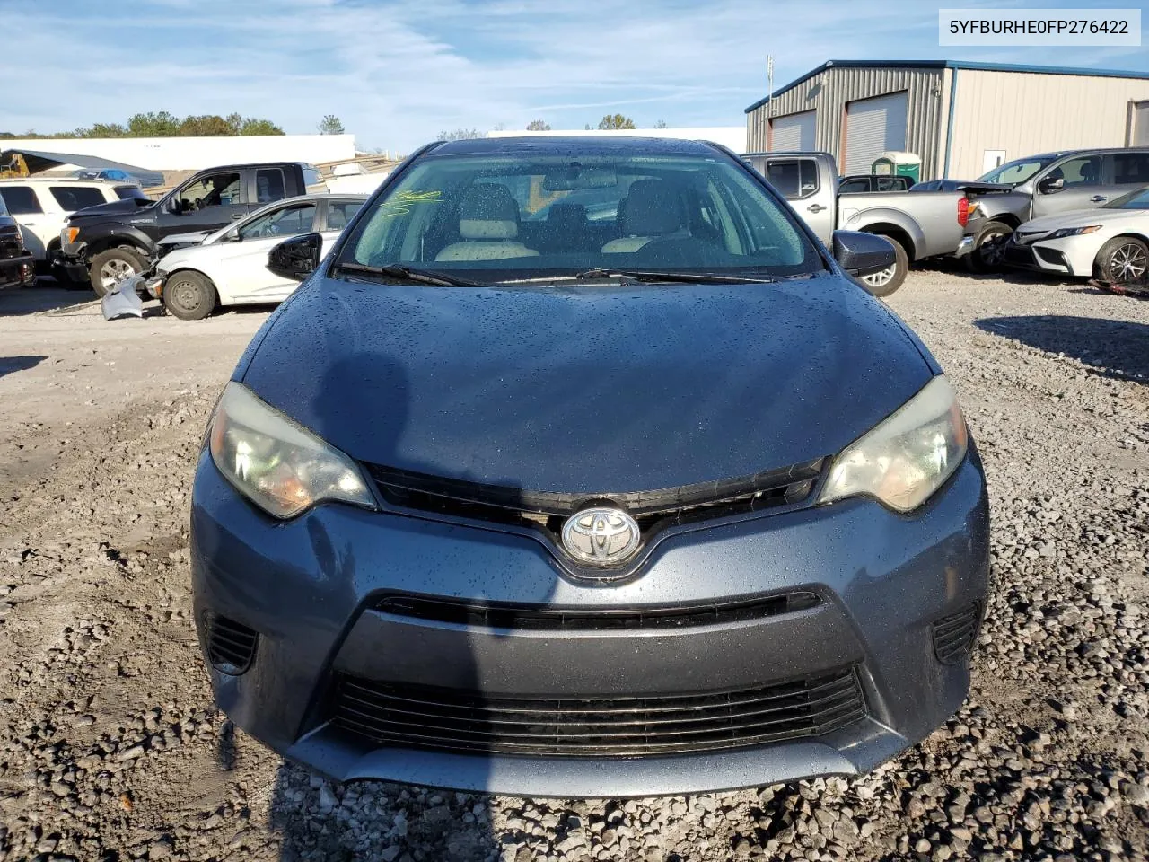 2015 Toyota Corolla L VIN: 5YFBURHE0FP276422 Lot: 78802984