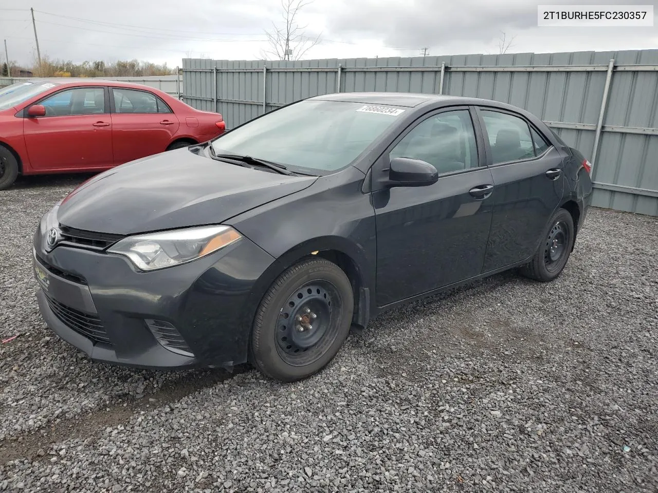 2015 Toyota Corolla L VIN: 2T1BURHE5FC230357 Lot: 78860234