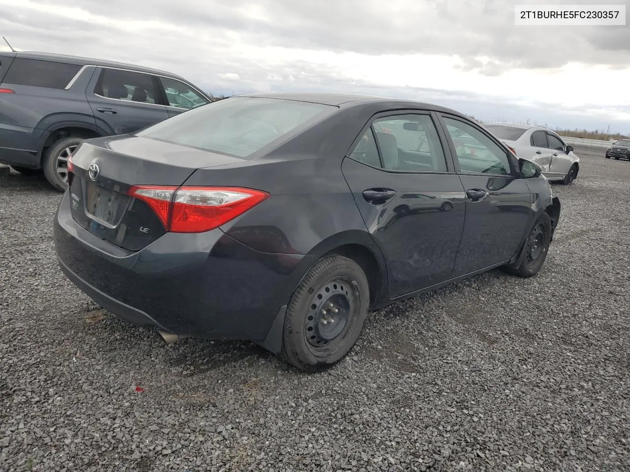 2015 Toyota Corolla L VIN: 2T1BURHE5FC230357 Lot: 78860234