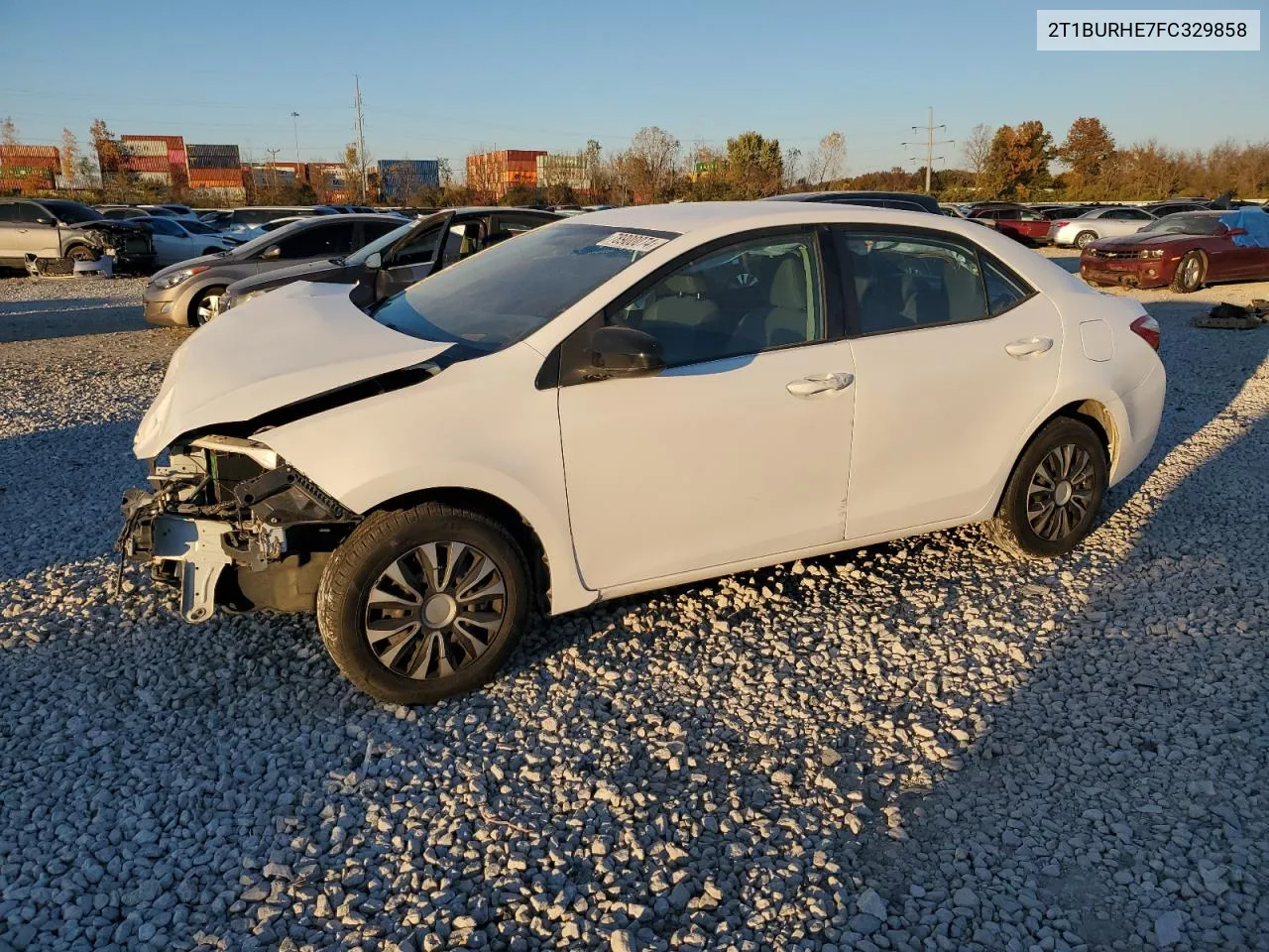 2015 Toyota Corolla L VIN: 2T1BURHE7FC329858 Lot: 78900074