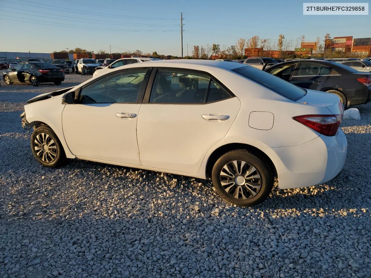 2015 Toyota Corolla L VIN: 2T1BURHE7FC329858 Lot: 78900074