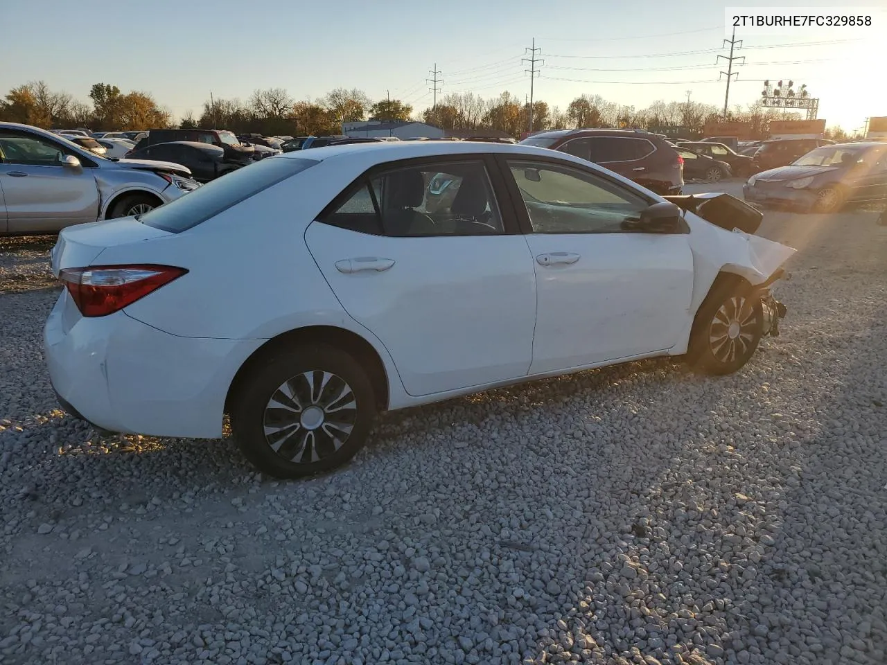 2015 Toyota Corolla L VIN: 2T1BURHE7FC329858 Lot: 78900074