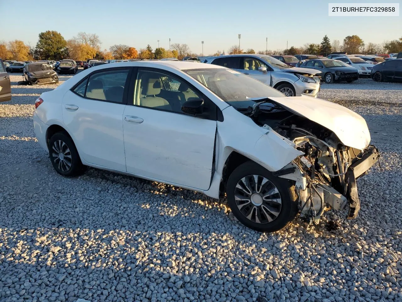 2015 Toyota Corolla L VIN: 2T1BURHE7FC329858 Lot: 78900074