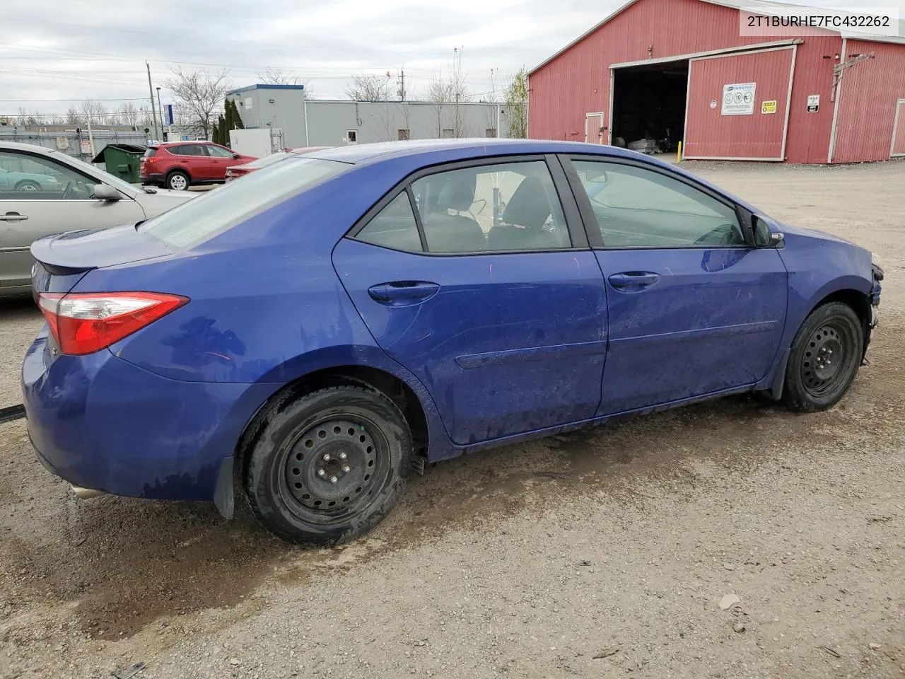 2015 Toyota Corolla L VIN: 2T1BURHE7FC432262 Lot: 78926634