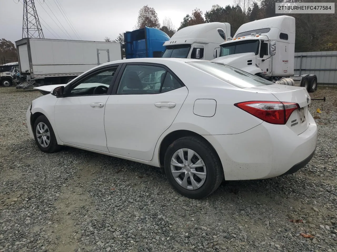 2015 Toyota Corolla L VIN: 2T1BURHE1FC477584 Lot: 78995494