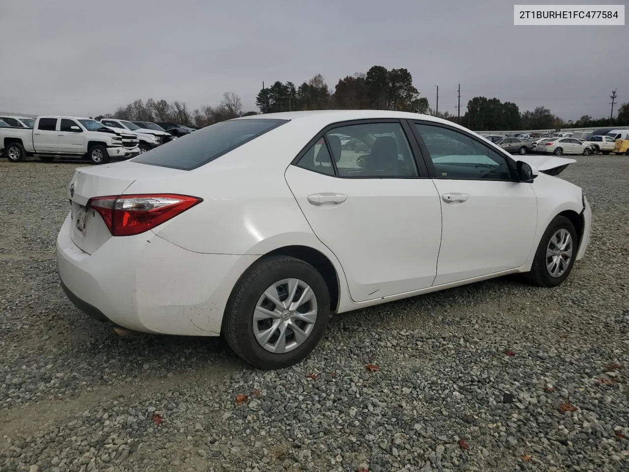 2015 Toyota Corolla L VIN: 2T1BURHE1FC477584 Lot: 78995494