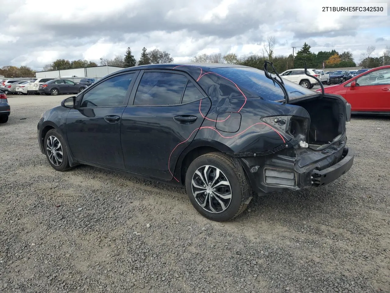 2015 Toyota Corolla L VIN: 2T1BURHE5FC342530 Lot: 79028234