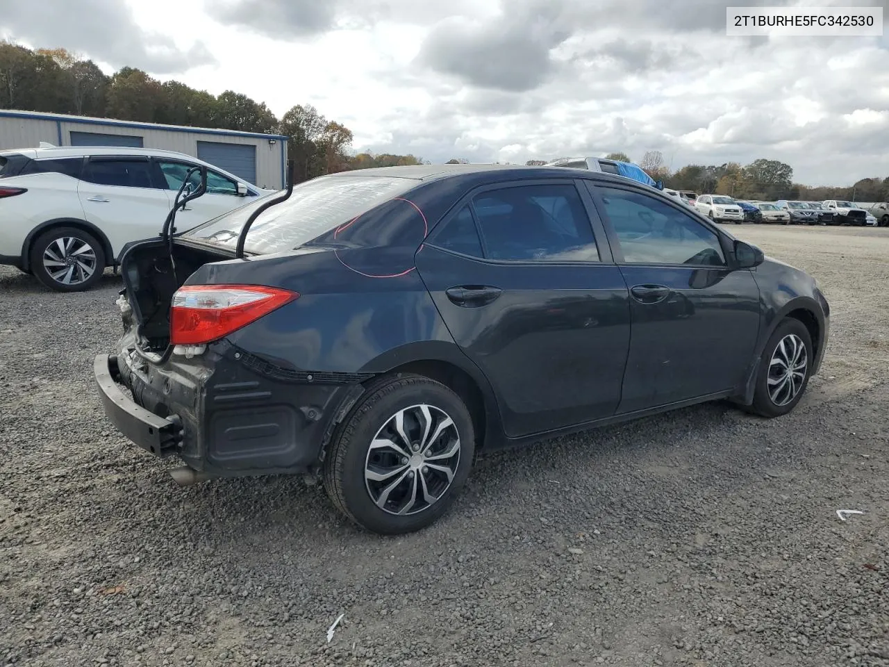 2015 Toyota Corolla L VIN: 2T1BURHE5FC342530 Lot: 79028234