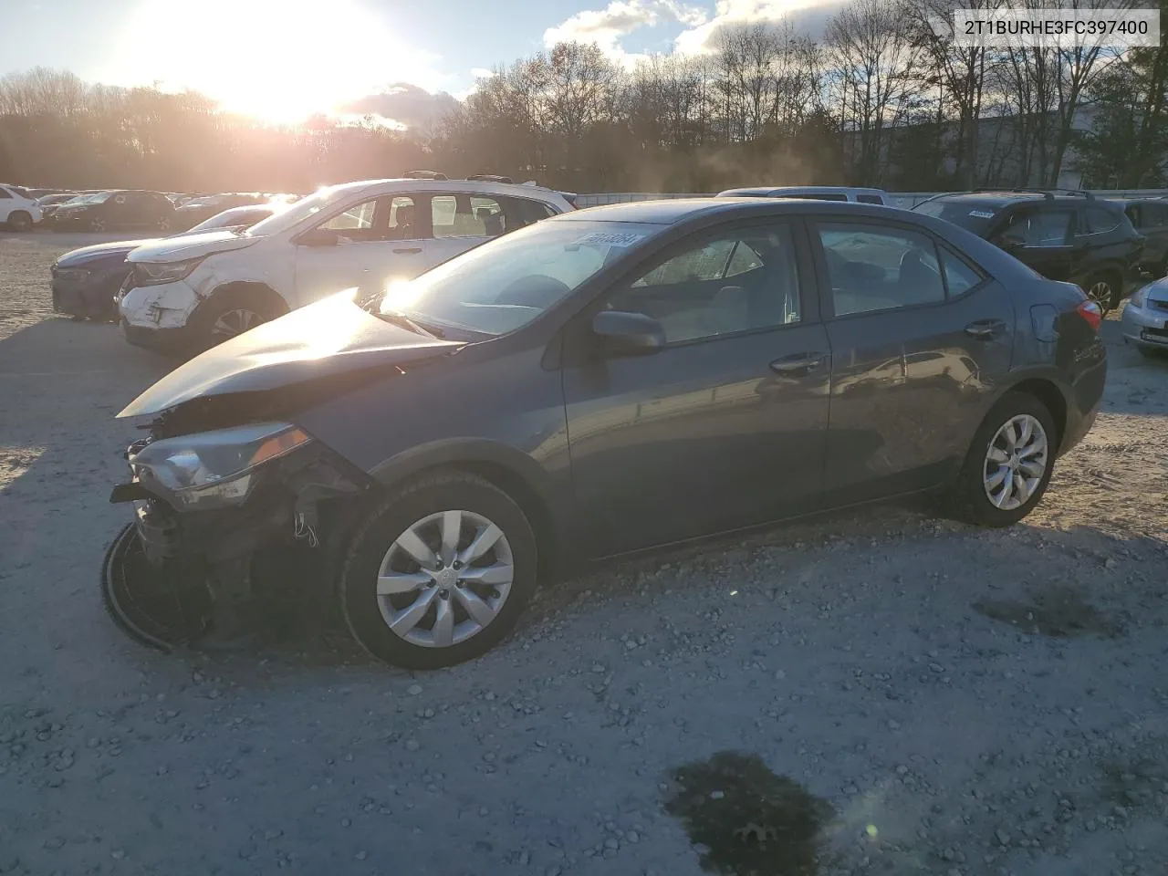 2015 Toyota Corolla L VIN: 2T1BURHE3FC397400 Lot: 79173264