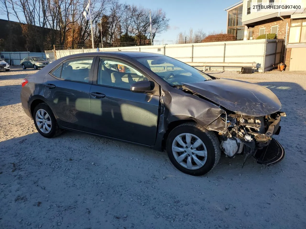 2015 Toyota Corolla L VIN: 2T1BURHE3FC397400 Lot: 79173264