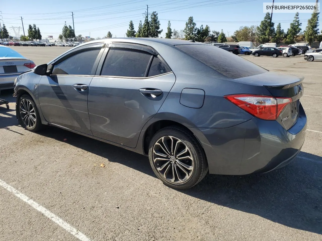 2015 Toyota Corolla L VIN: 5YFBURHE3FP265026 Lot: 79243944