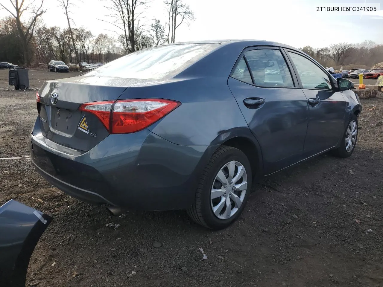 2015 Toyota Corolla L VIN: 2T1BURHE6FC341905 Lot: 79281524