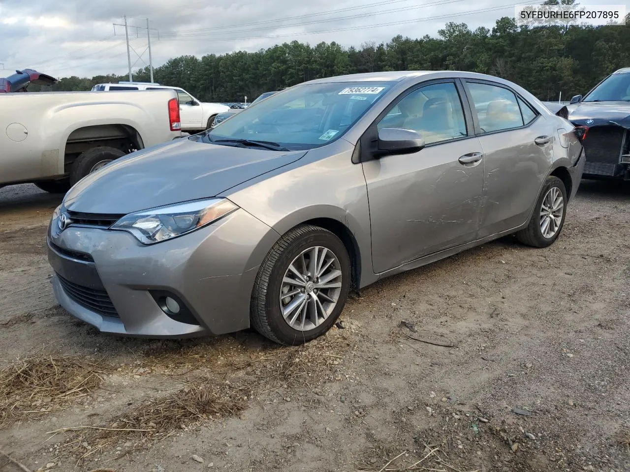 2015 Toyota Corolla L VIN: 5YFBURHE6FP207895 Lot: 79362774