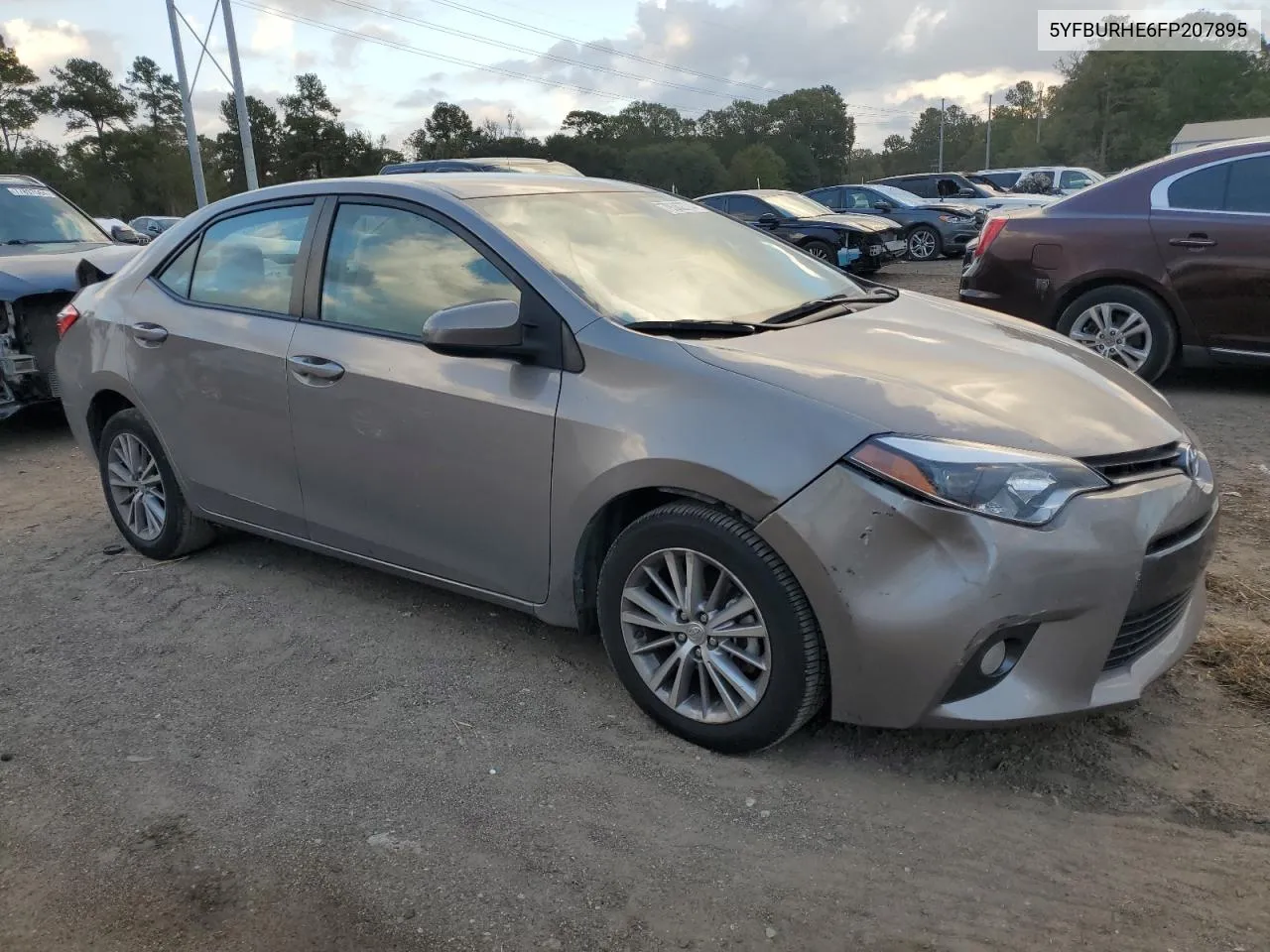 2015 Toyota Corolla L VIN: 5YFBURHE6FP207895 Lot: 79362774