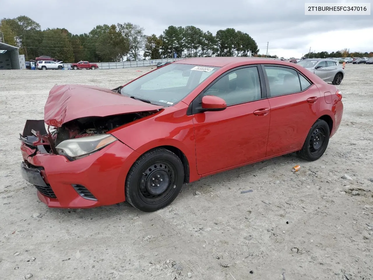 2015 Toyota Corolla L VIN: 2T1BURHE5FC347016 Lot: 79380884