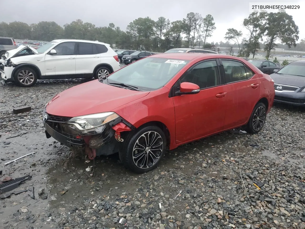 2015 Toyota Corolla L VIN: 2T1BURHE5FC348229 Lot: 79441784