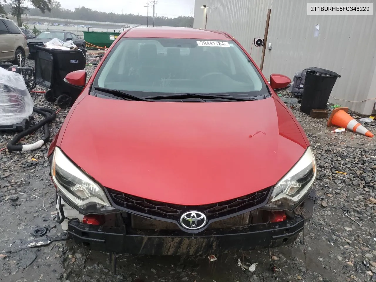 2015 Toyota Corolla L VIN: 2T1BURHE5FC348229 Lot: 79441784