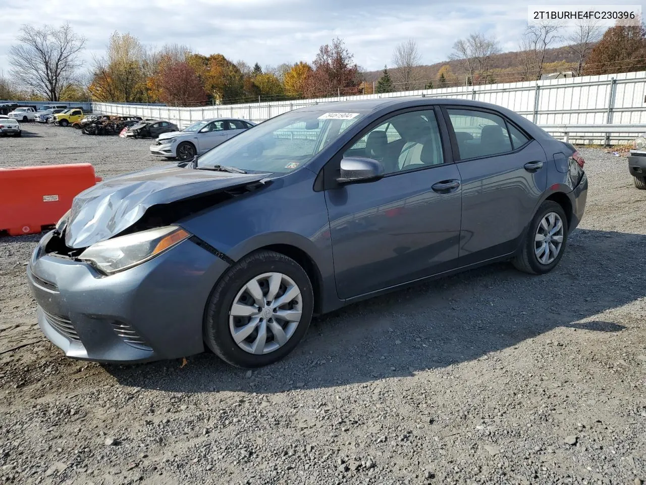 2015 Toyota Corolla L VIN: 2T1BURHE4FC230396 Lot: 79461904