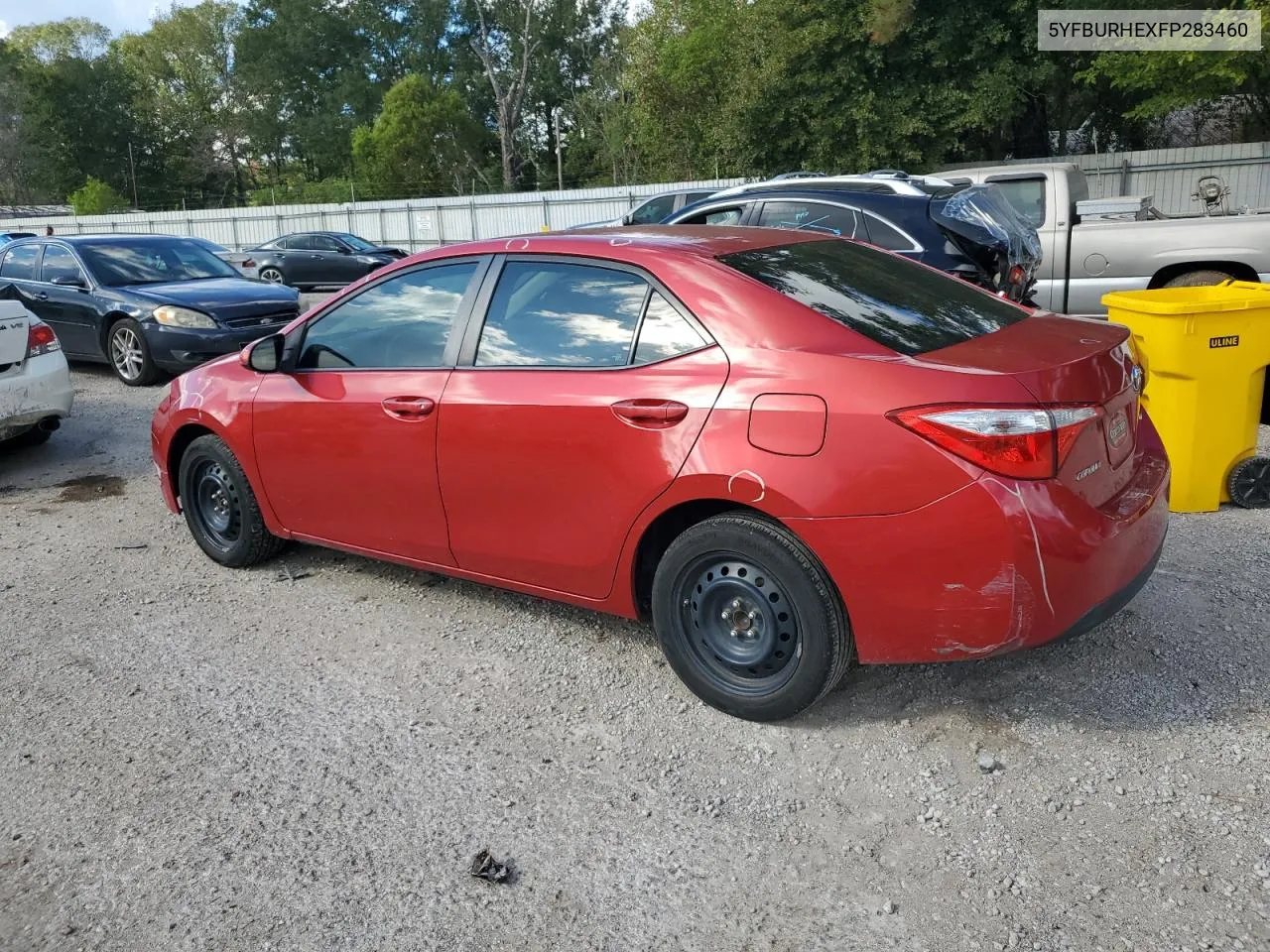 2015 Toyota Corolla L VIN: 5YFBURHEXFP283460 Lot: 79536064