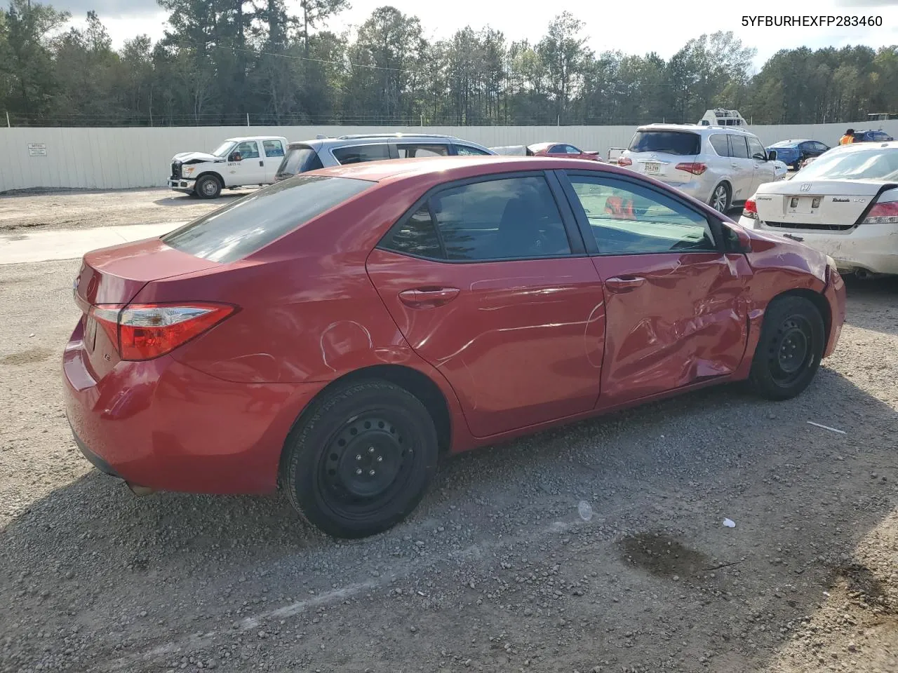 2015 Toyota Corolla L VIN: 5YFBURHEXFP283460 Lot: 79536064