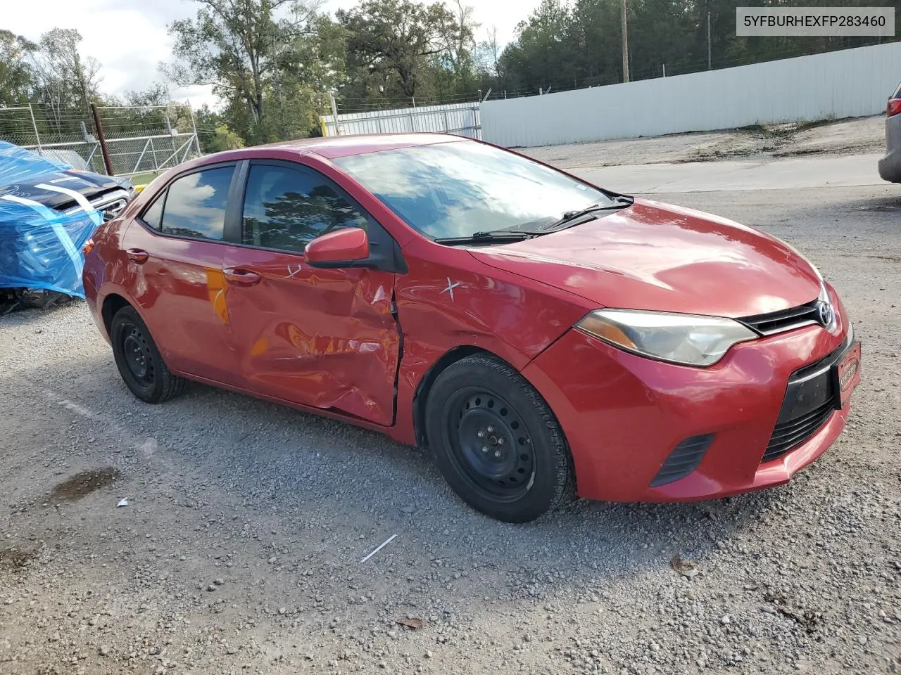 2015 Toyota Corolla L VIN: 5YFBURHEXFP283460 Lot: 79536064