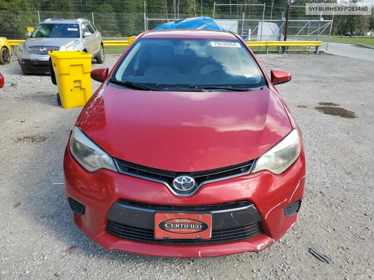 2015 Toyota Corolla L VIN: 5YFBURHEXFP283460 Lot: 79536064