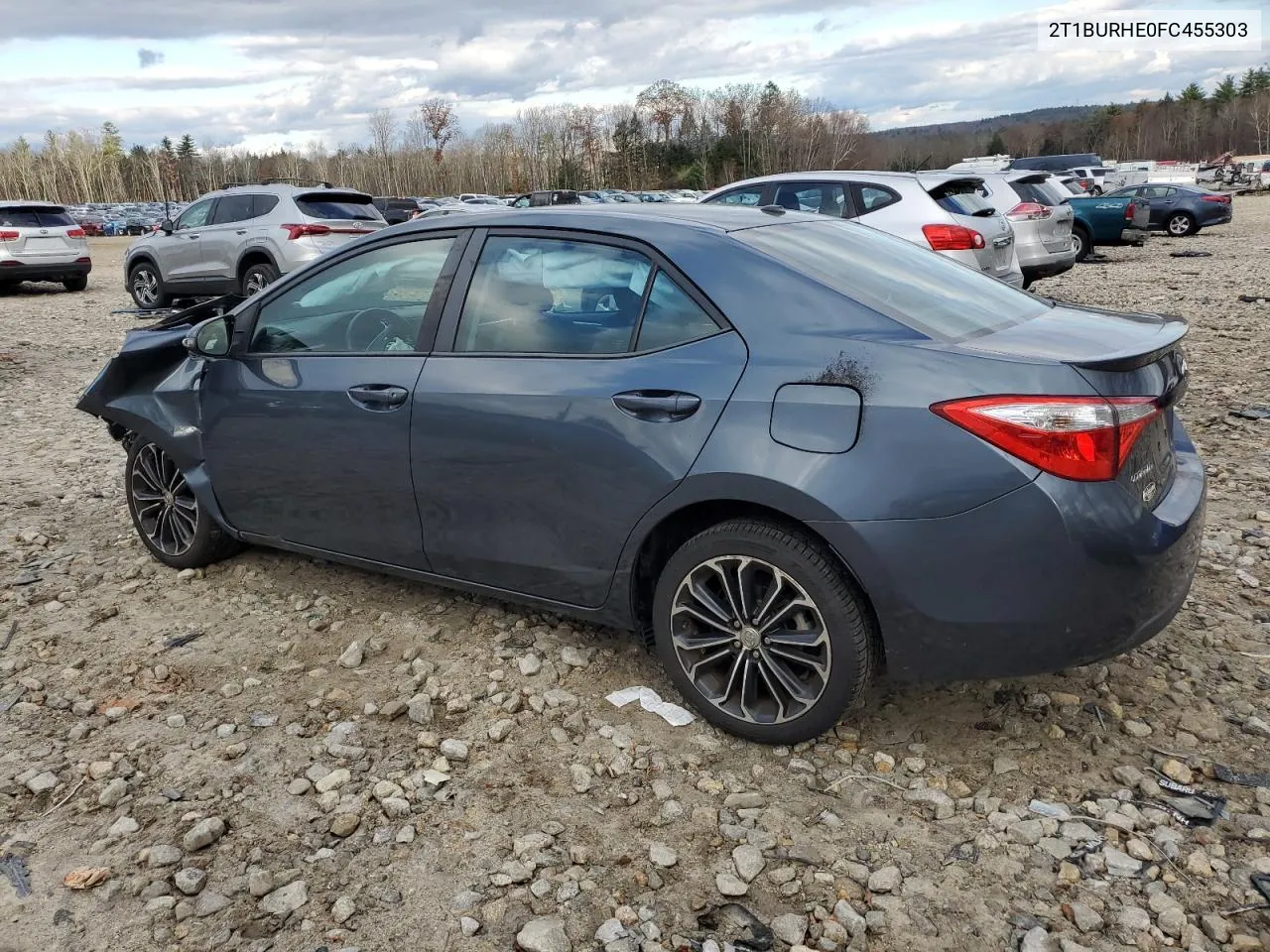 2015 Toyota Corolla L VIN: 2T1BURHE0FC455303 Lot: 79675044