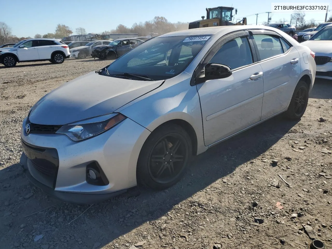 2015 Toyota Corolla L VIN: 2T1BURHE3FC337102 Lot: 79697954