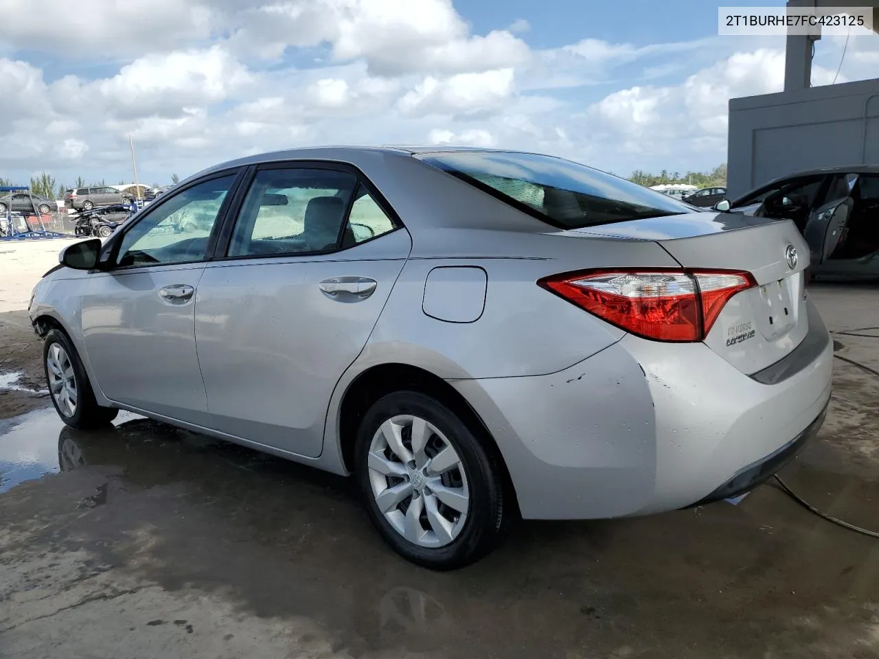 2015 Toyota Corolla L VIN: 2T1BURHE7FC423125 Lot: 79817834