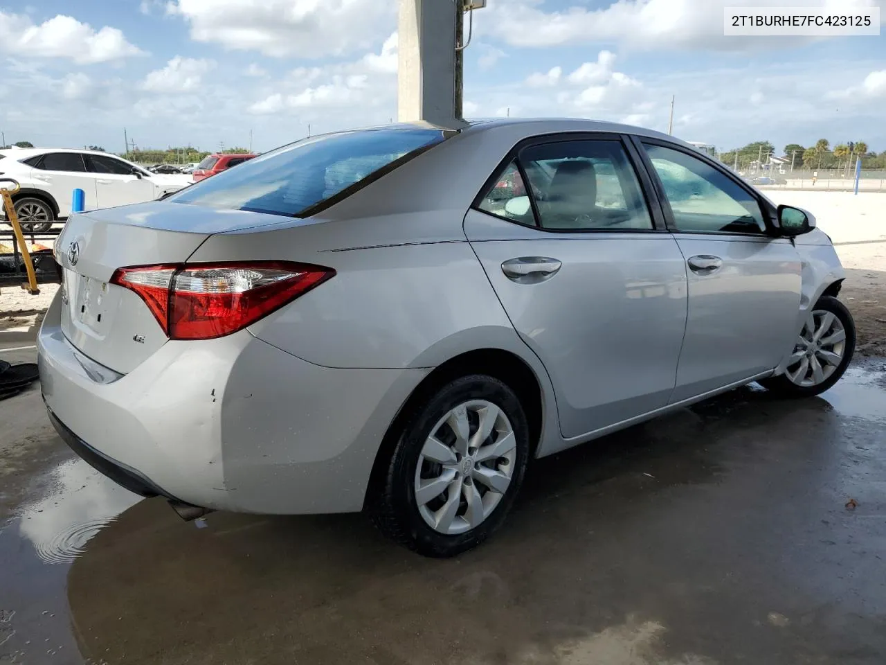 2015 Toyota Corolla L VIN: 2T1BURHE7FC423125 Lot: 79817834