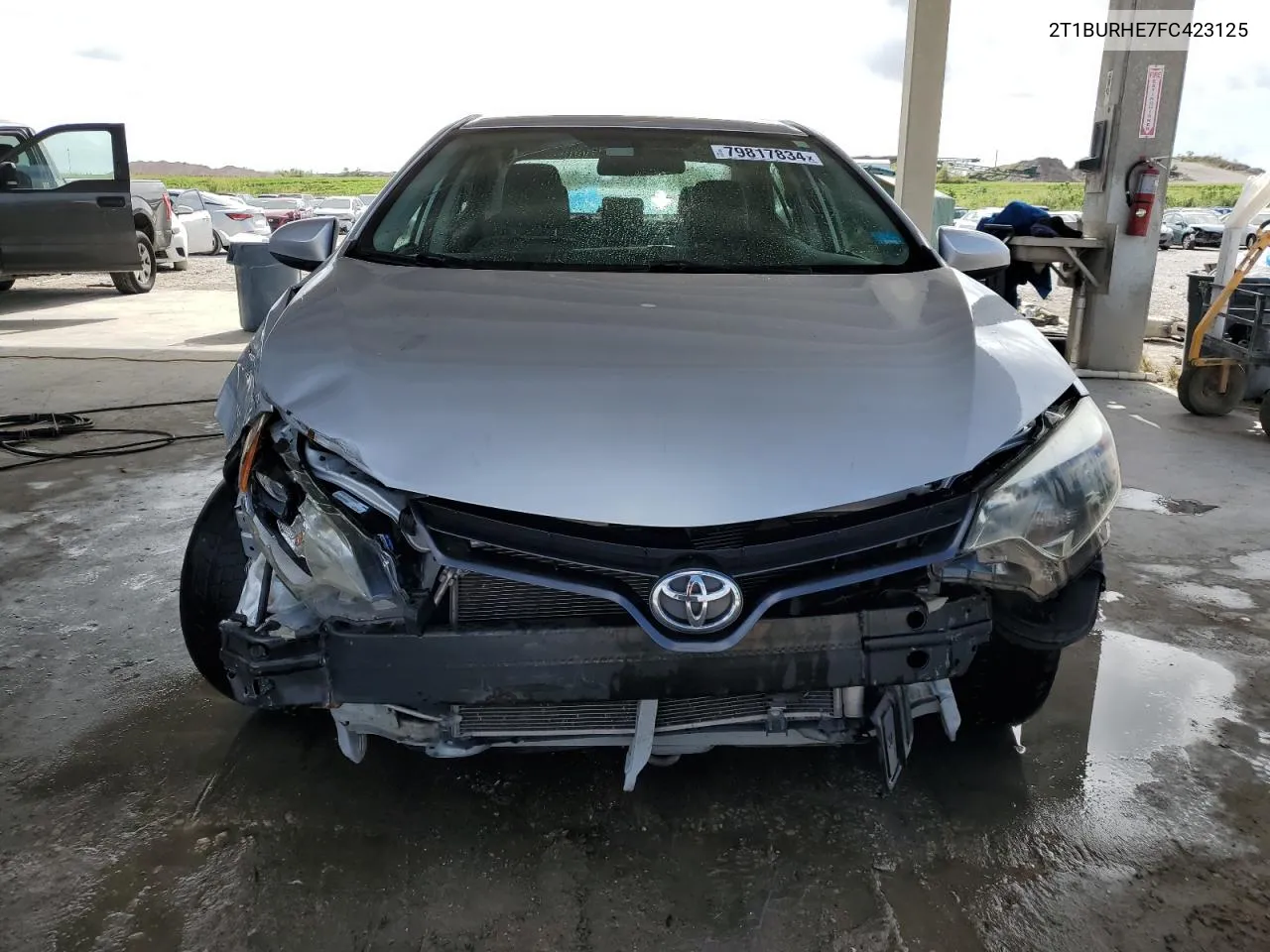 2015 Toyota Corolla L VIN: 2T1BURHE7FC423125 Lot: 79817834