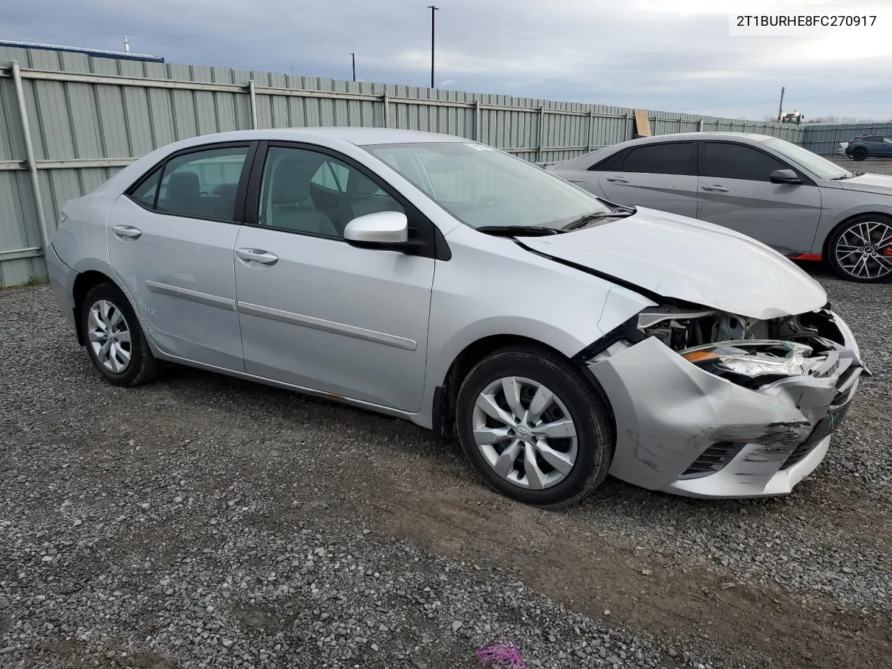 2015 Toyota Corolla L VIN: 2T1BURHE8FC270917 Lot: 79860984